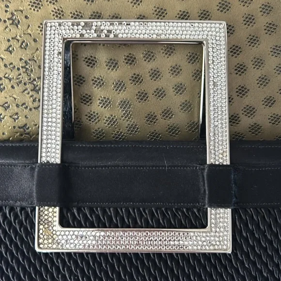 Judith Leiber Rhinestone Clutch - convertible